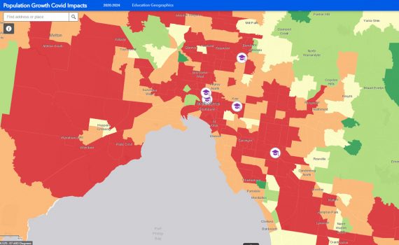 Rubber Jobs Figures - I had a little piece in The Australian today on some of the modelling and mapping work we’ve been doing recently at Education Geographics, mostly for schools.