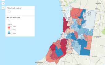 I’ve written a profile of the by-election on Saturday in Dunkley for the Australian Financial Review and we have added Map.